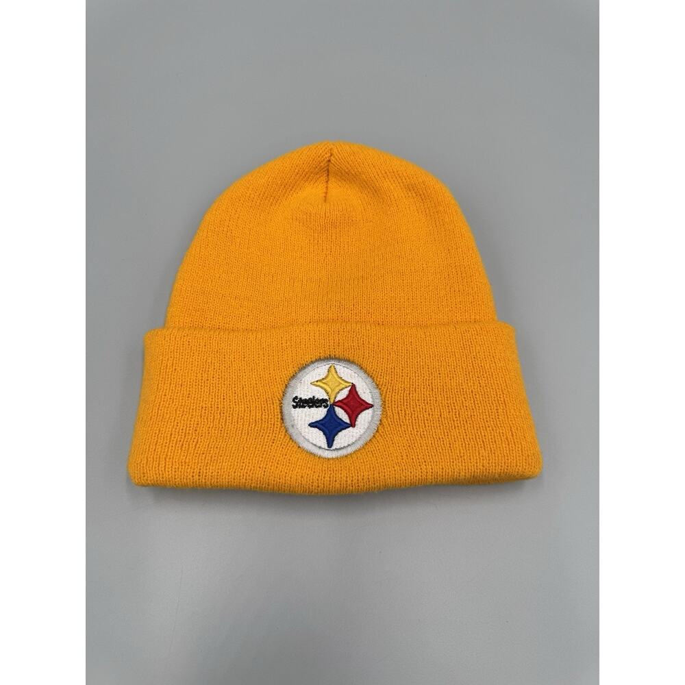 Pittsburgh Steelers NFL‎ Knit Beanie Winter Hat Yellow Unisex Adult